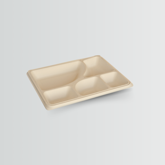 5CP Meal Tray (Unbleached)