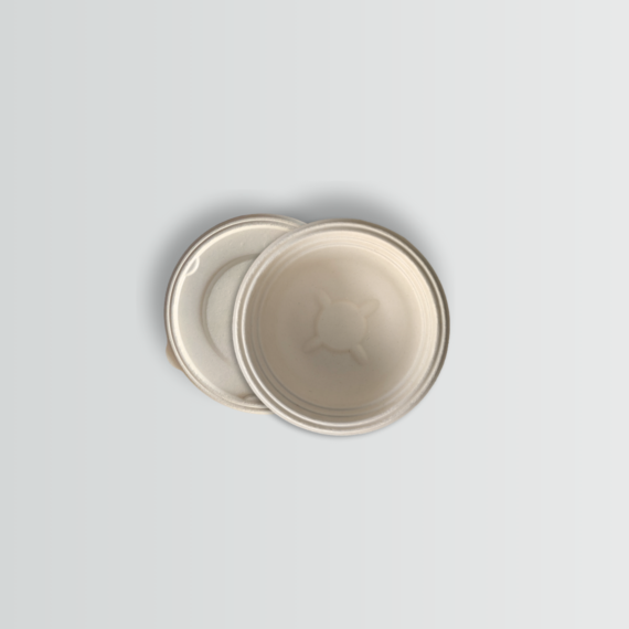 6 inch round plate- UnBleached (2)